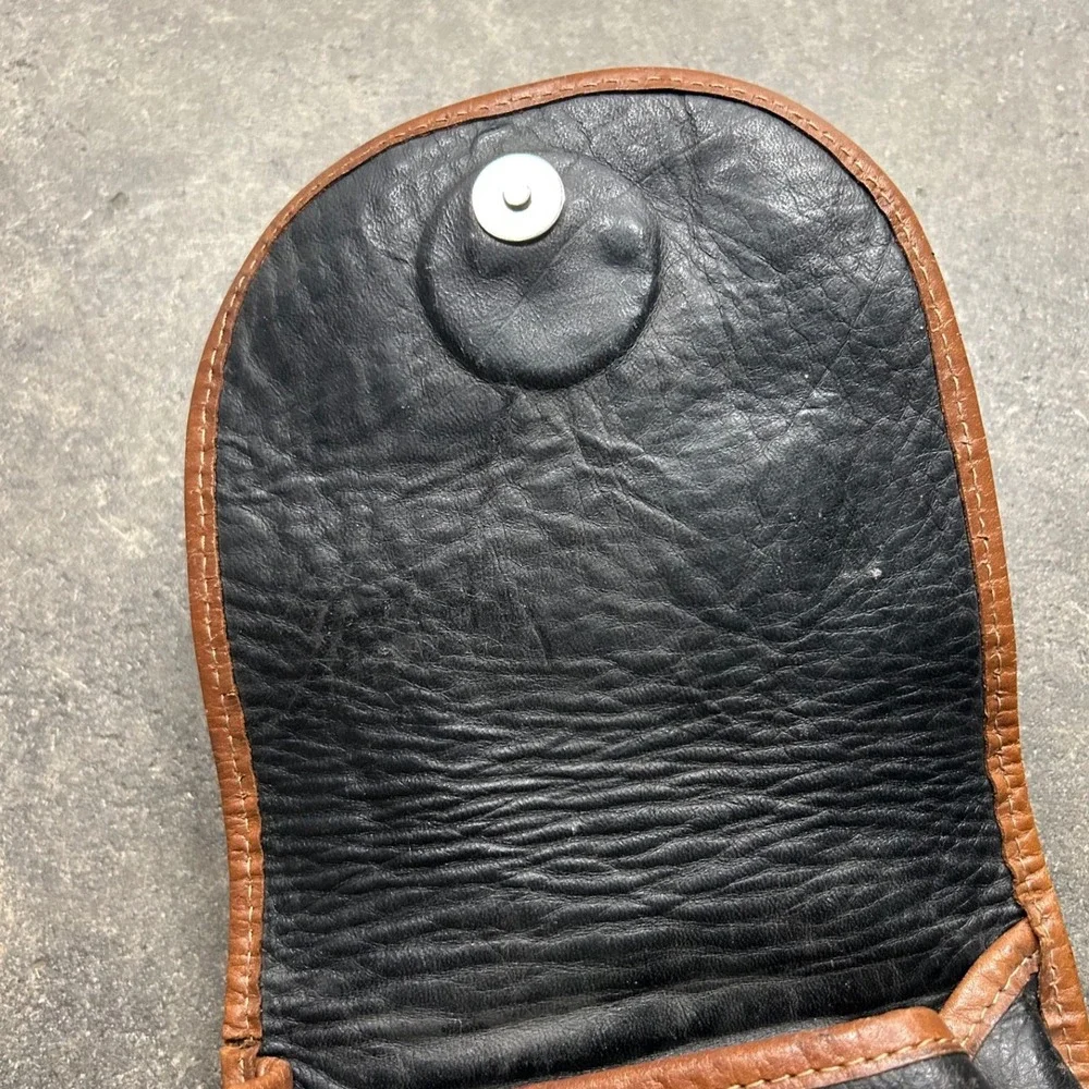 Force Ten West Mini Backpack Womens Brown Black Hand Tooled Leather Western Boho